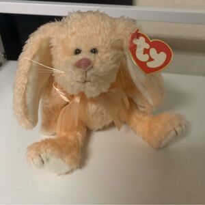 Ty Cameila Cream Rabbit Plush Toy   Posable